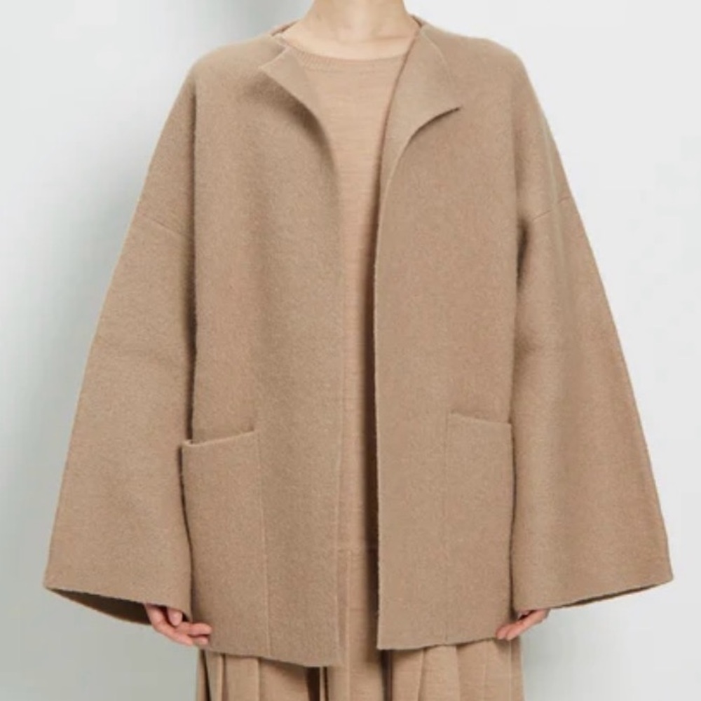 Lauren Manoogian Felt Duo Coat in Cork